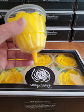 Load image into Gallery viewer, Rose Amor Large Preserved Rose Six Packs In Bright Yellow
