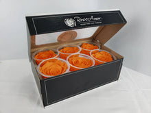 Load image into Gallery viewer, Orange Preserved Rose Six Packs
